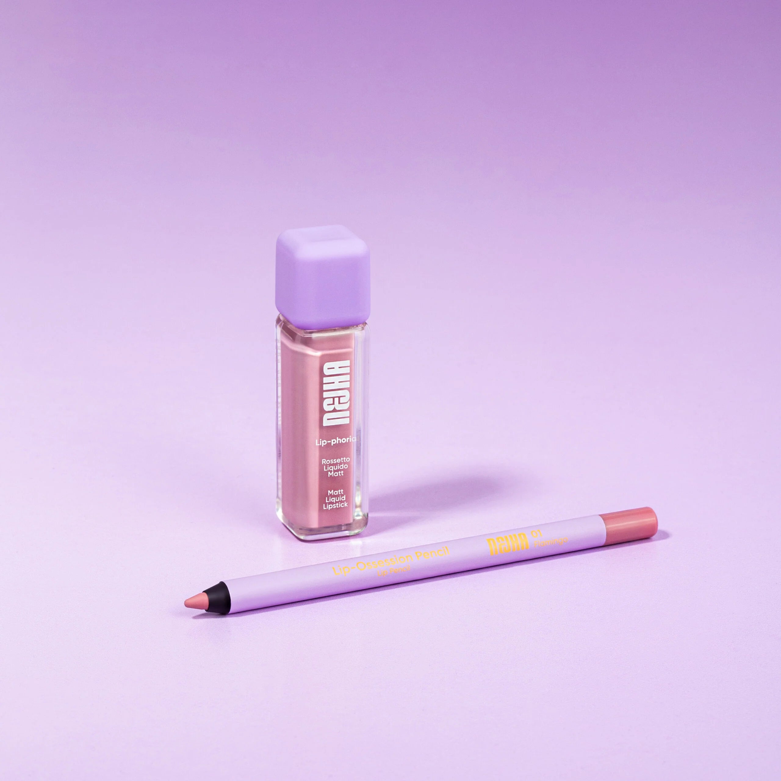 Combo Matt Lip – 01 Flamingo