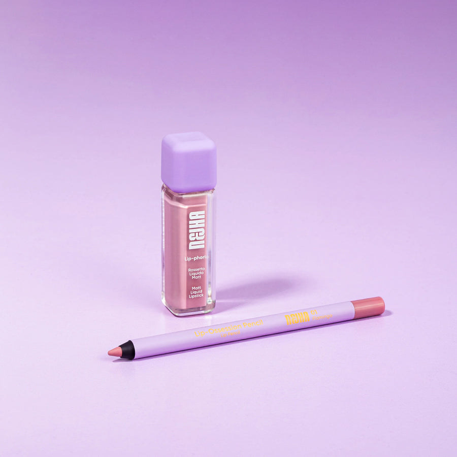 Combo Matt Lip – 01 Flamingo